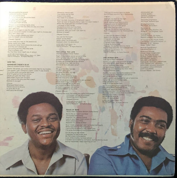 Four Tops : Main Street People (LP, Album, Quad, San)