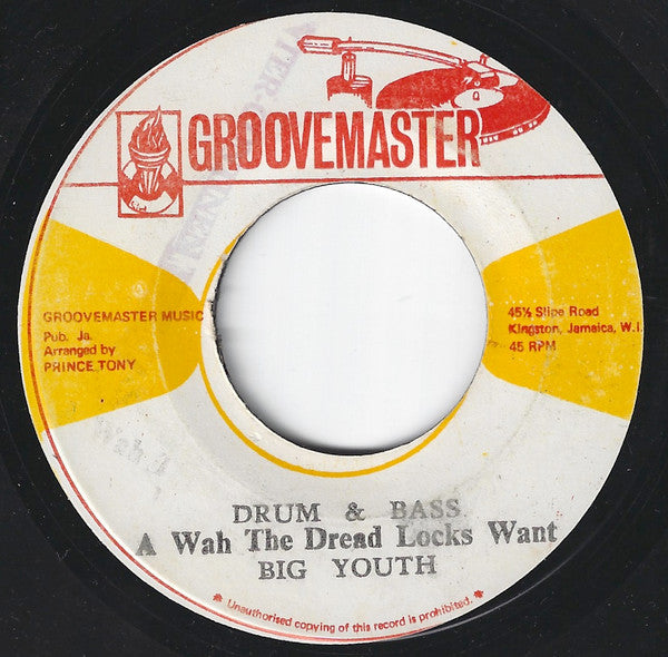 Big Youth : Natty Dread She Want (7")