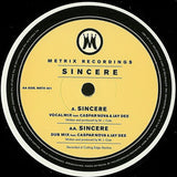 M.J. Cole* Feat. Caspar Nova* & Jay Dee (2) : Sincere (12")