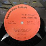 Duke Jordan Trio : The Great Session (LP, Album)