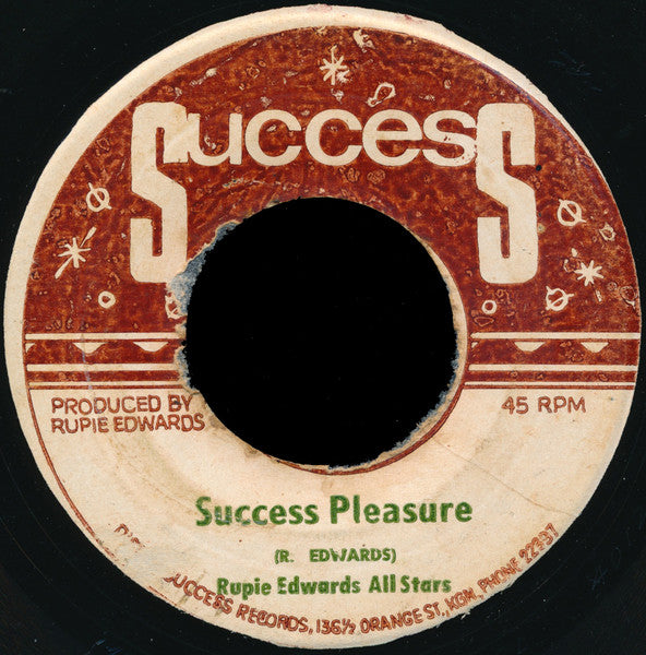 Rupie Edwards All Stars : Success Pleasure / Just Another Change (7")