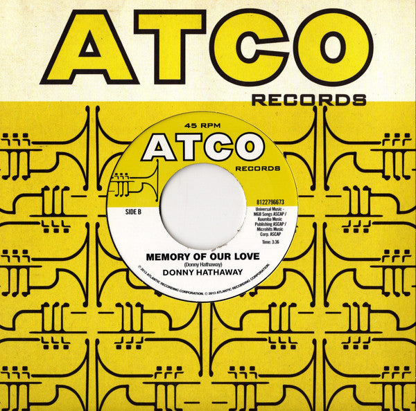 Donny Hathaway : Never My Love / Memory Of Our Love (7", RSD, Ltd)