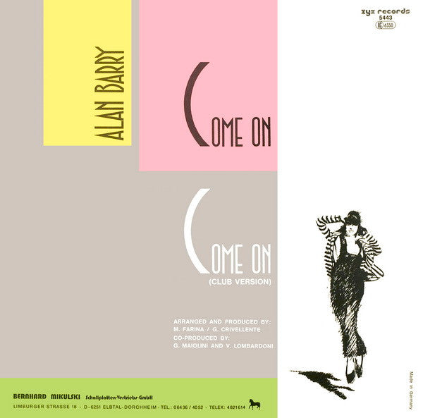 Alan Barry : Come On (12")