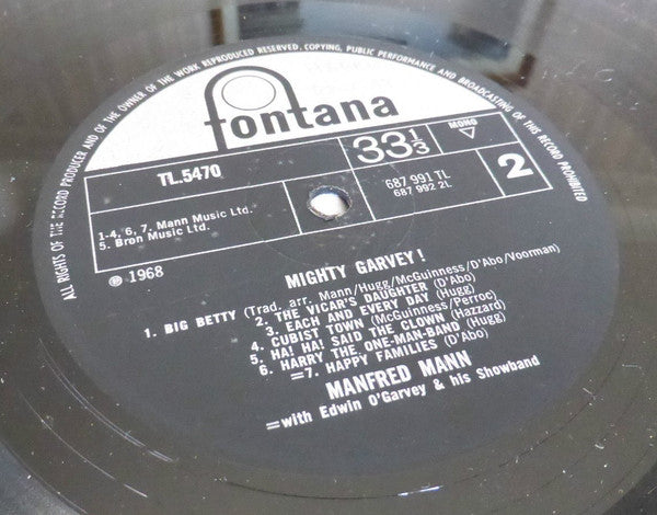 Manfred Mann : Mighty Garvey! (LP, Album, Mono)