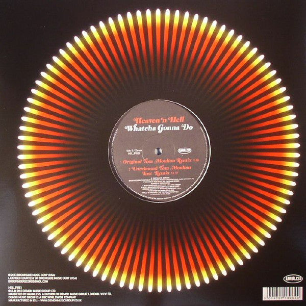 Heaven 'N Hell* : Whatcha Gonna Do (Ashley Beedle & Tom Moulton Remixes) (12", Ltd)