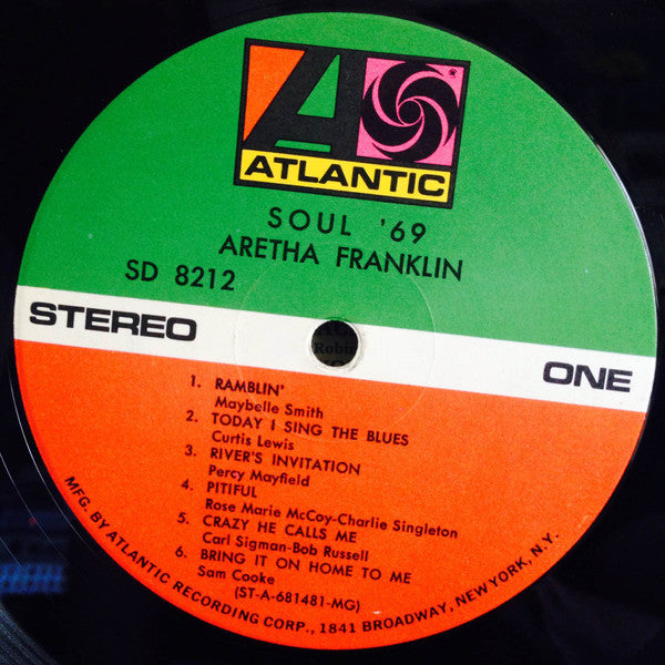 Aretha Franklin : Soul '69 (LP, Album, MGM)
