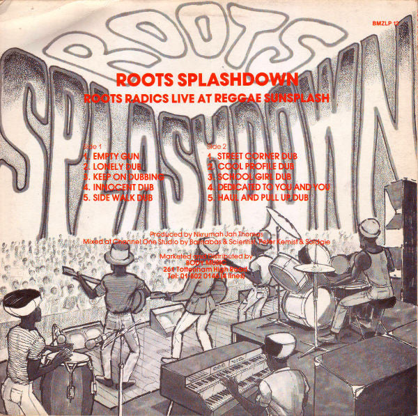 The Roots Radics : Roots Splashdown (LP, Album)