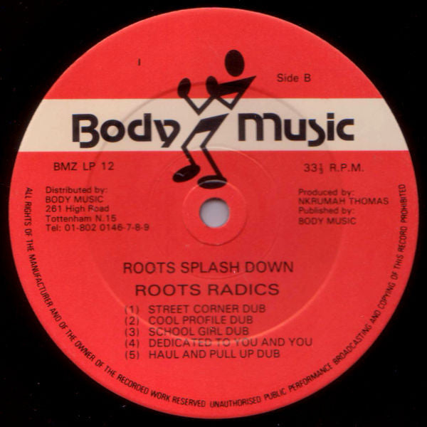The Roots Radics : Roots Splashdown (LP, Album)