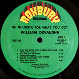William DeVaughn : Be Thankful For What You Got (LP, Album, Mon)