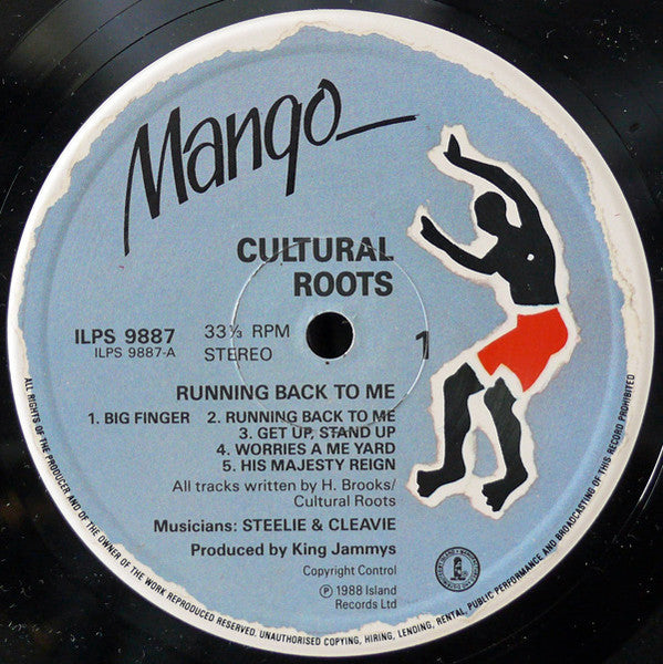 Cultural Roots : Running Back To Me (LP, Album)