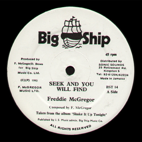 Freddie McGregor : Seek And You Will Find (12")