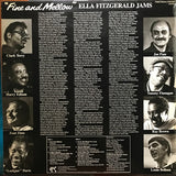 Ella Fitzgerald Jams With Tommy Flanagan, Eddie "Lockjaw" Davis, Louis Bellson, Clark Terry, Zoot Sims, Joe Pass, Ray Brown, Harry Edison : Fine And Mellow (LP, Album)