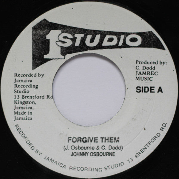 Johnny Osbourne / Sound Dimension : Forgive Them (7", RP)
