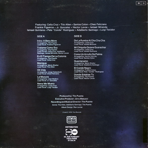 Tito Puente : Homenaje A Beny Vol. 2 (LP, Album)