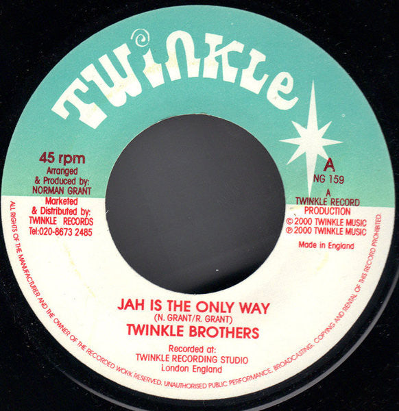 Twinkle Brothers : Jah Is The Only Way (7")