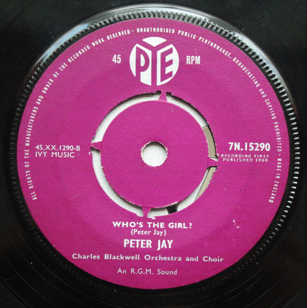 Peter Jay (4) : Paradise Garden (7", Single)