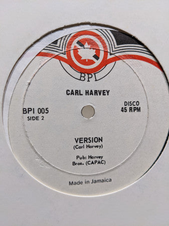 Carl Harvey : Just Having Fun (12")