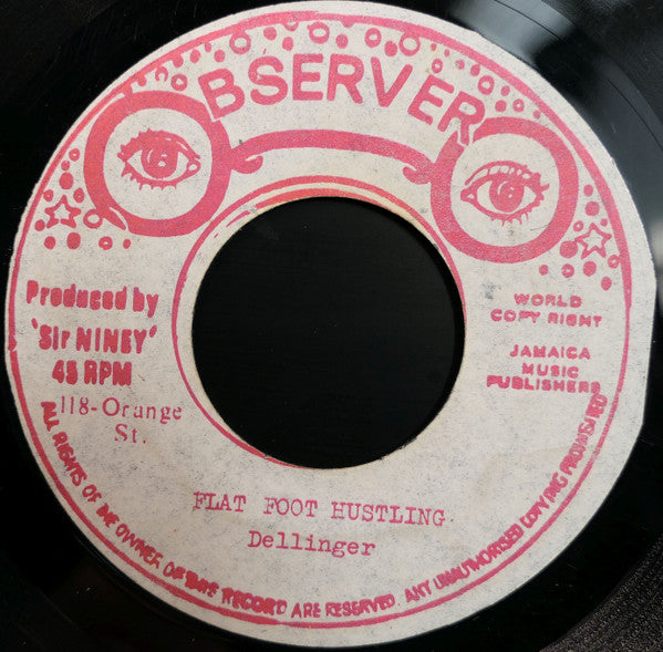 Dillinger : Flat Foot Hustling (7")