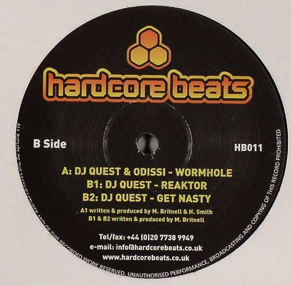 Quest & Odissi : Wormhole / Reaktor / Get Nasty (12")