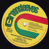 Hugh Mundell / Ranking Joe : Can't Pop No Style / Weakheart Fadeaway (7")