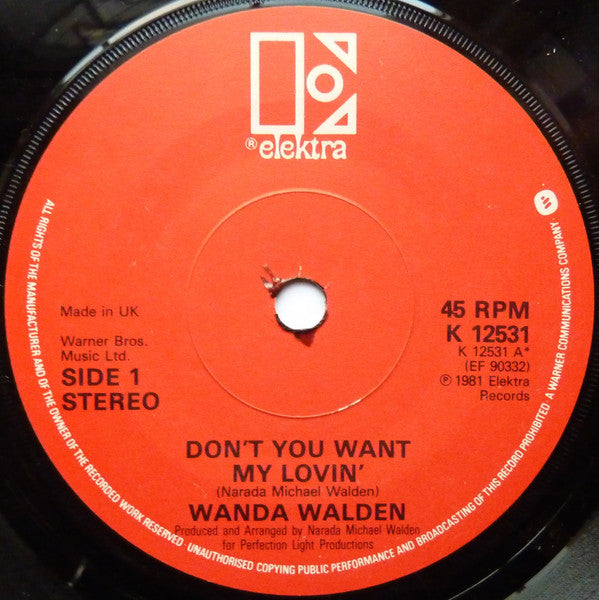 Wanda Walden : Don't You Want My Lovin' (7", Single)