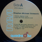 Stephen Michael Schwartz : Stephen Michael Schwartz (LP, Album, Quad)