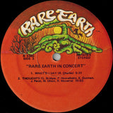 Rare Earth : Rare Earth In Concert (2xLP, Album, Mon)