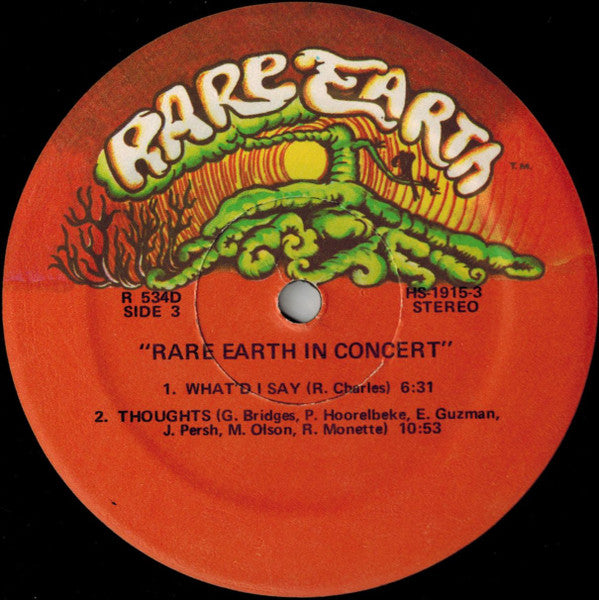 Rare Earth : Rare Earth In Concert (2xLP, Album, Mon)