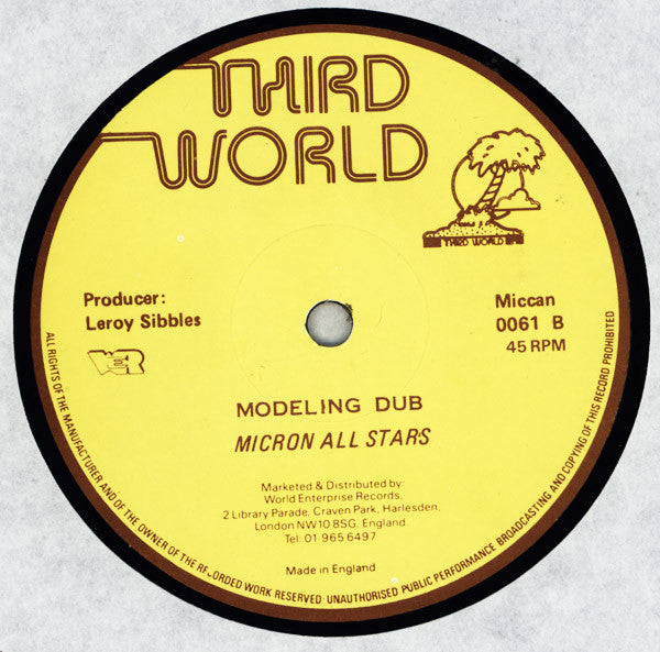 Leroy Sibbles & Stamma Ranks* : Modeling Queen (12")