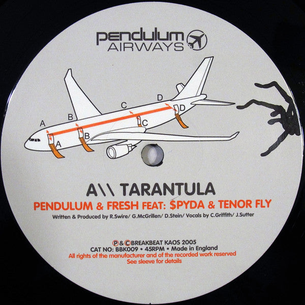 Pendulum (3) : Tarantula / Fasten Your Seatbelt (12")