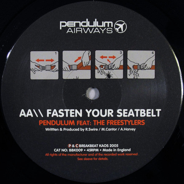 Pendulum (3) : Tarantula / Fasten Your Seatbelt (12", Single)