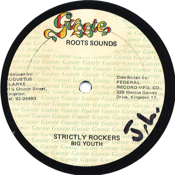 Big Youth : Strictly Rockers (12")