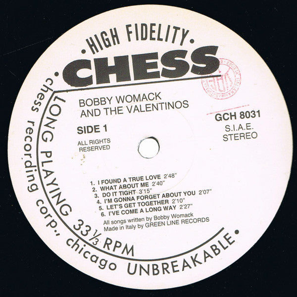 Bobby Womack And The Valentinos* : Bobby Womack And The Valentinos (LP, RE)