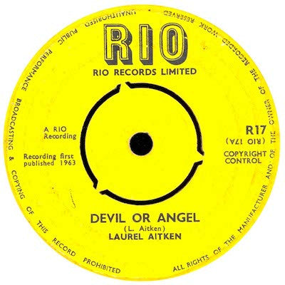 Laurel Aitken : Devil Or Angel (7")