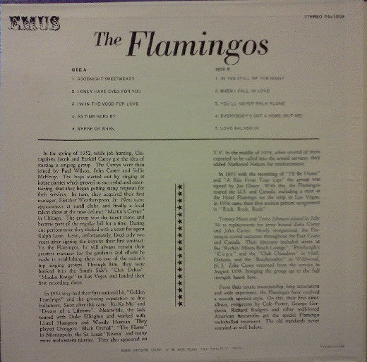 The Flamingos : The Sound Of The Flamingos (LP, Comp)
