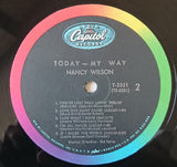 Nancy Wilson : Today - My Way (LP, Album, Mono)