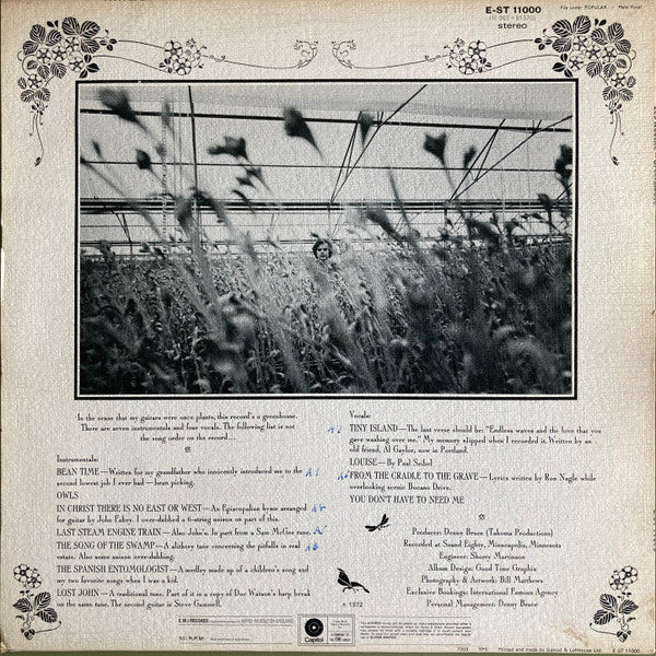 Leo Kottke : Greenhouse (LP, Album)