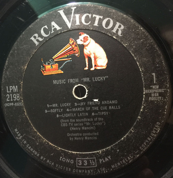 Henry Mancini : Music From "Mr. Lucky" (LP, Album, Mono)