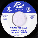 Jimmy Mayes & The Soul Breed : Drums For Sale (7", Single)