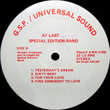 Special Edition Band : At Last (LP, Album)