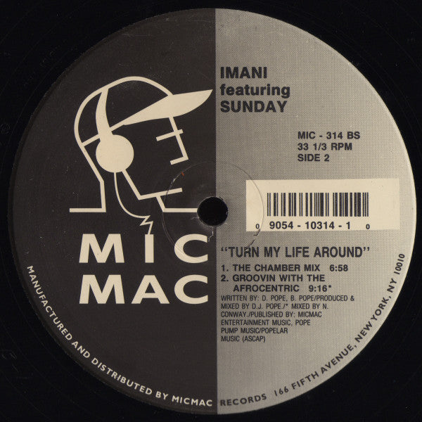 Imani (4) Featuring Sunday (6) : Turn My Life Around (12")