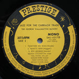 George Wallington Quintet : Jazz For The Carriage Trade (LP, Album, Mono, RE)