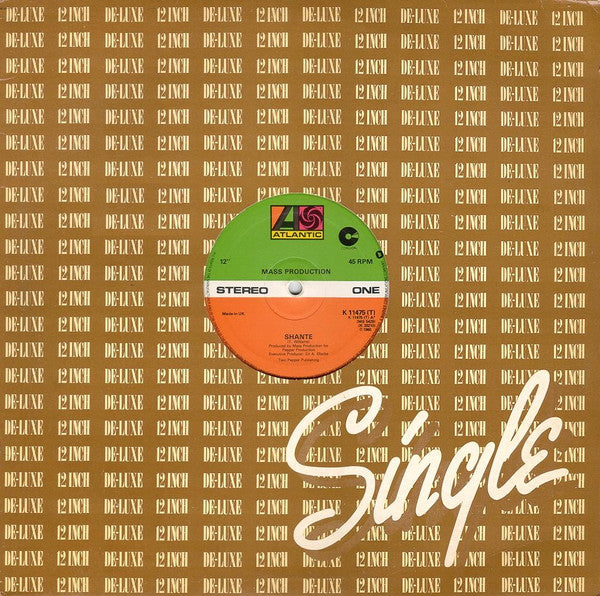 Mass Production : Shante (12", Single)