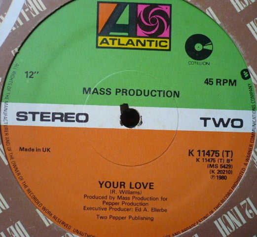 Mass Production : Shante (12", Single)