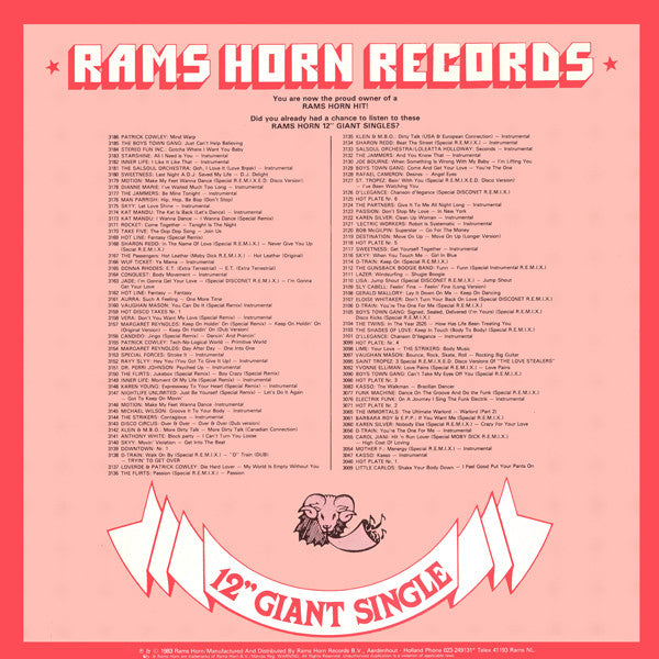 Man Parrish : Heartstroke / Hip Hop, Be Bop (Don't Stop) (Special Disconet REMIXES) (12", Single, M/Print)