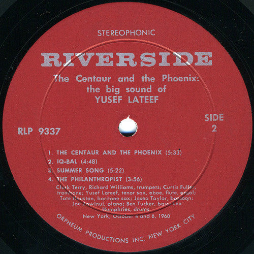 Yusef Lateef : The Centaur And The Phoenix (LP, Album)