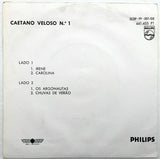 Caetano Veloso : Caetano Veloso N° 1 (7", Single, Mono)