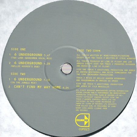 Sneaker Pimps : 6 Underground (12", Single)