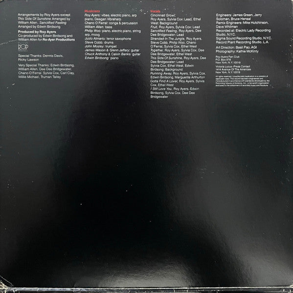 Roy Ayers Ubiquity : Lifeline (LP, Album, All)