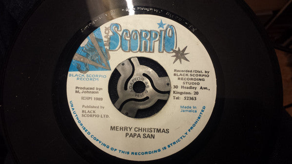 Papa San : Merry Christmas (7")